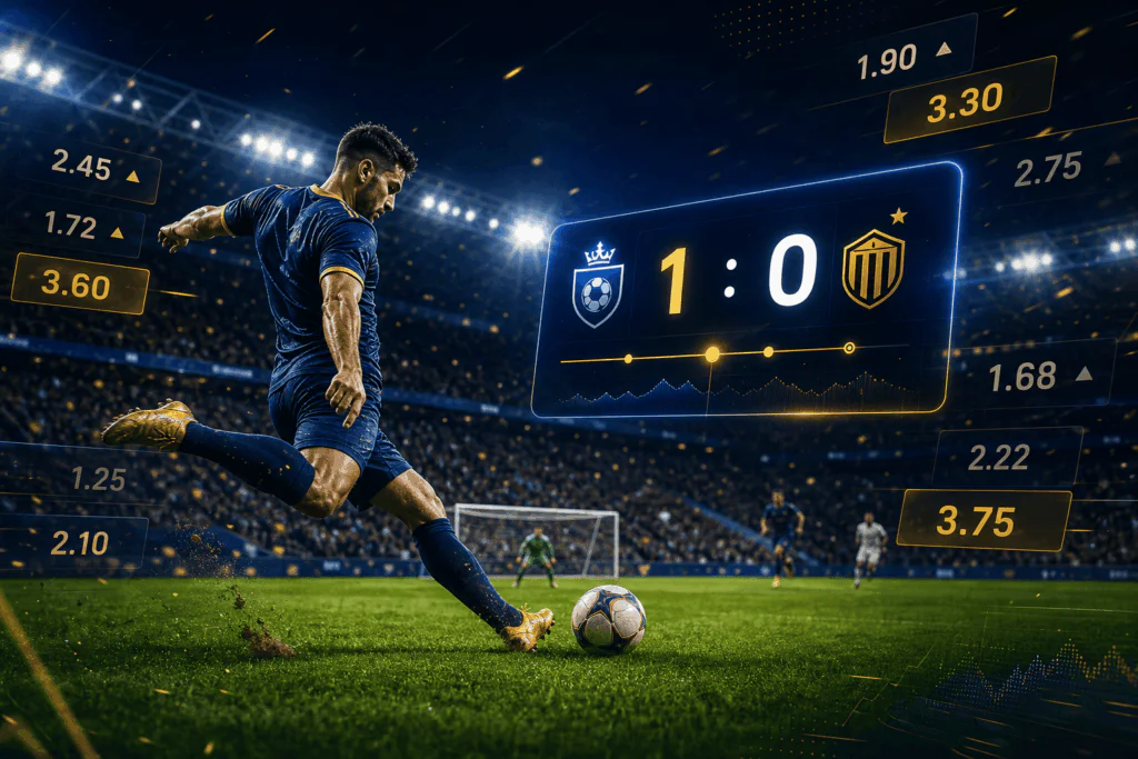 Wetten auf Fussball auf der Website von N1Bet in der Schweiz – n1bets.ch
