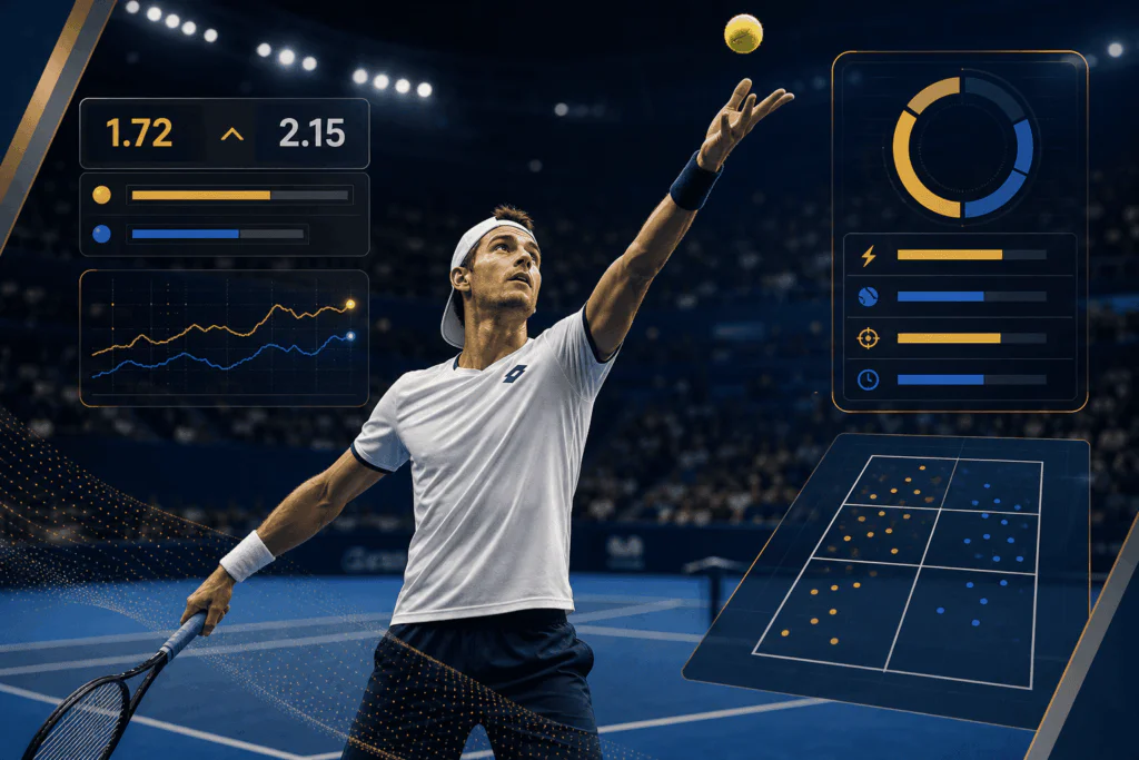 Tennis-Wetten auf der Plattform von N1Bet in der Schweiz – n1bets.ch